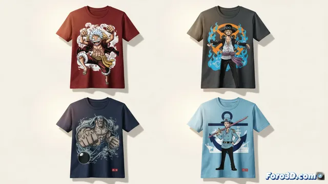 Uniqlo lanza colección One Piece con Luffy, Sabo, Garp y Koby