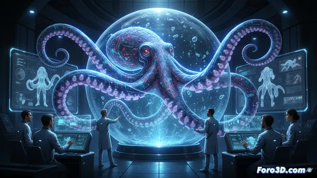 Untold Studios crea pulpo digital para Netflix sin mojarse