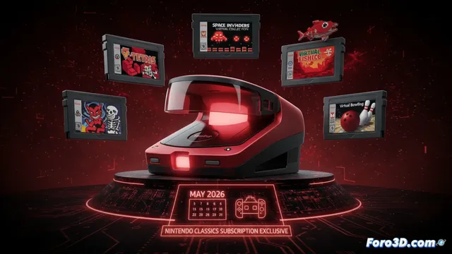 Virtual Boy regresa a Nintendo Classics con cinco juegos en mayo