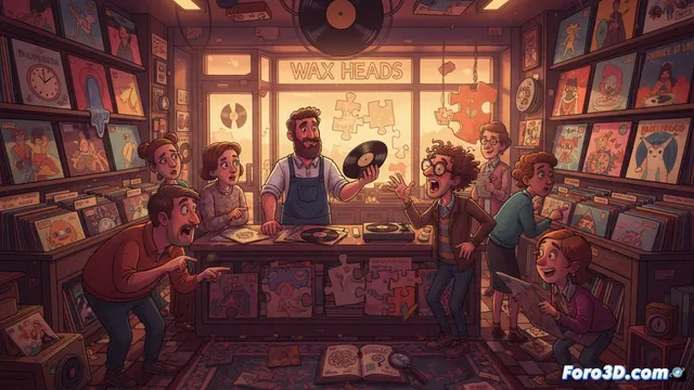 Wax Heads: el puzle musical donde descifras discos con pistas absurdas