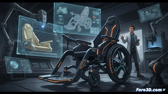 Whiz Kid: ingeniería 3D para una silla de ruedas de alta velocidad