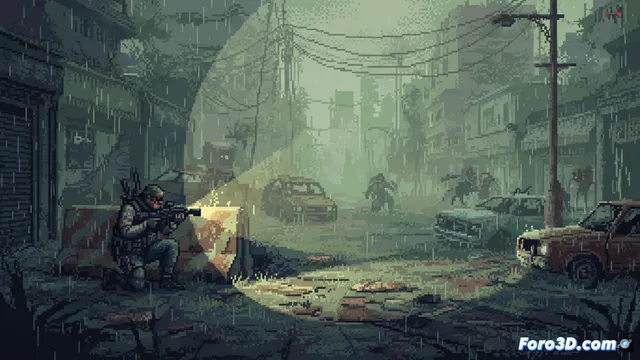 Zero Sievert: Técnicas de pixel art y niebla de guerra en GameMaker