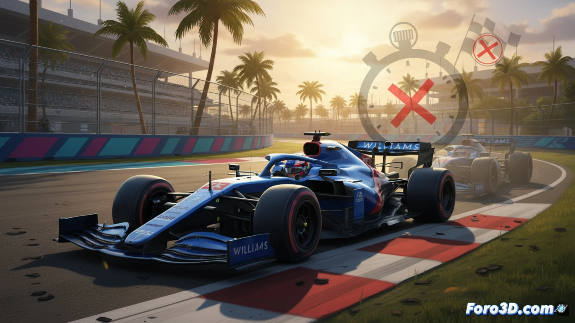 Albon loses his times in Miami due to track limits in Sprint