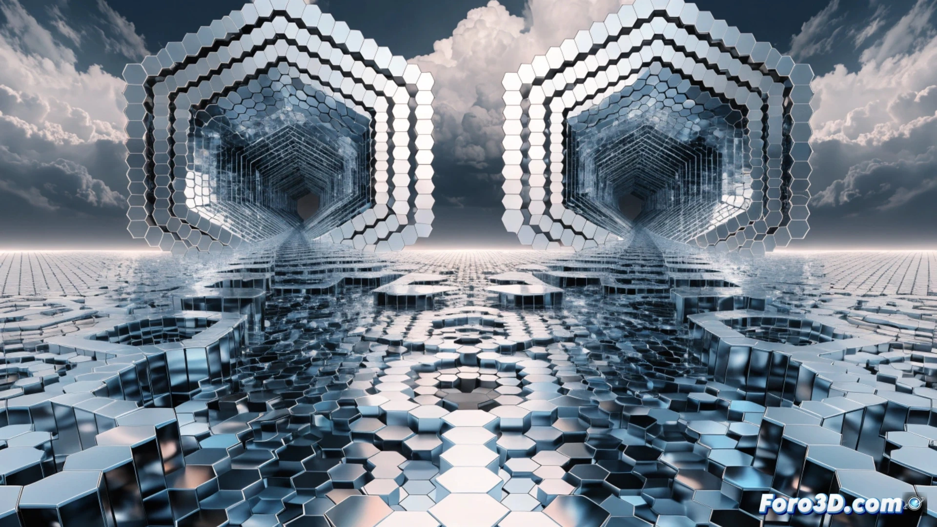 Descripción detallada (80-120 caracteres): Primer plano de un alicatador usando una tableta con modelo 3D de azulejos, fondo de pared con patrón geométrico perfecto y herramientas digitales.