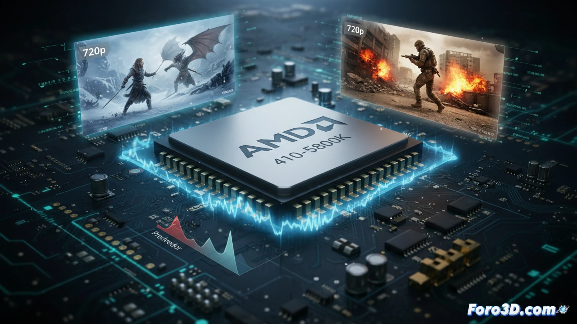 AMD A10-5800K APU con Radeon HD 7660D para juegos y modelado 3D integrado