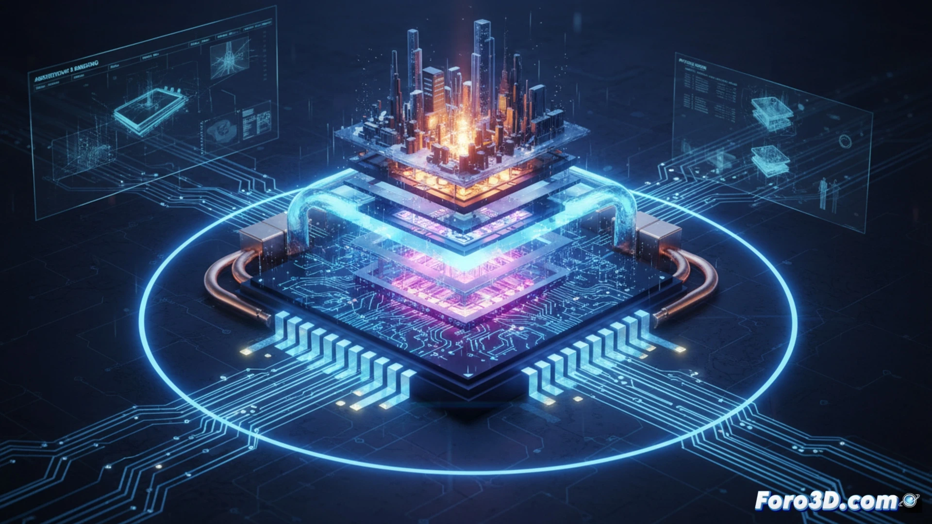 AMD Ryzen 7 9800X3D con V-Cache bajo los núcleos para renderizado y gaming 3D
