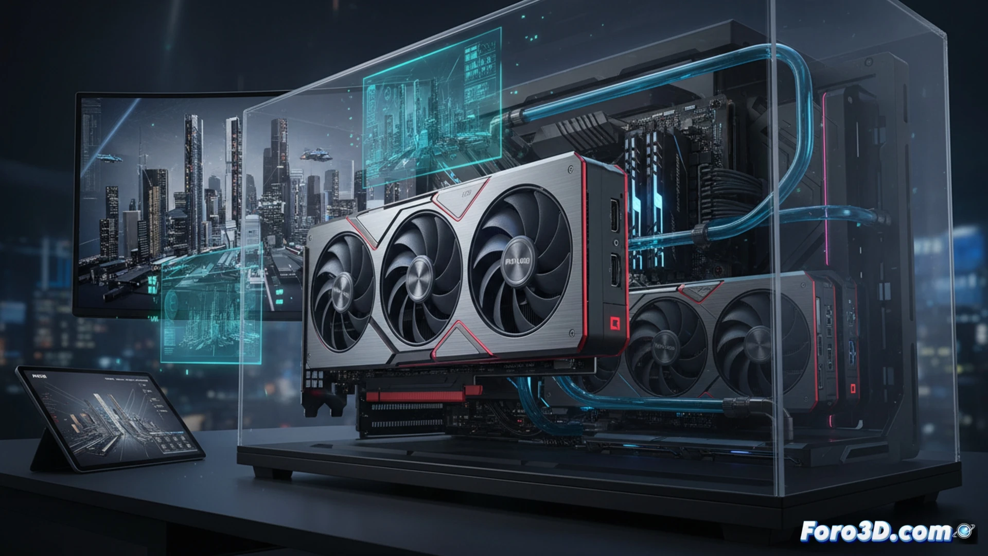 AMD Radeon PRO W7900 Dual Slot GPU profesional 48GB renderizado masivo