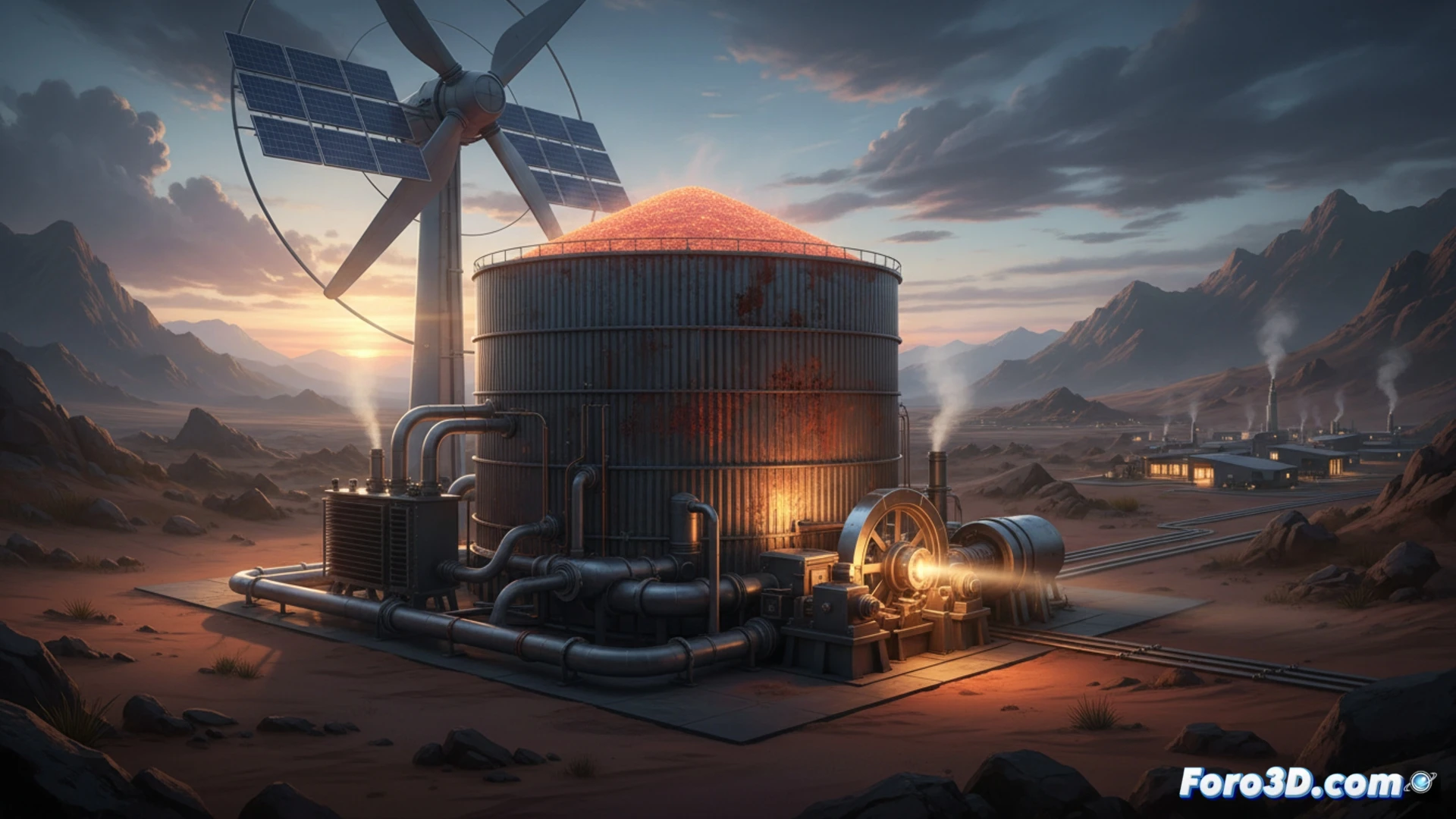 Arena como bateria: armazenam calor para devolver eletricidade
