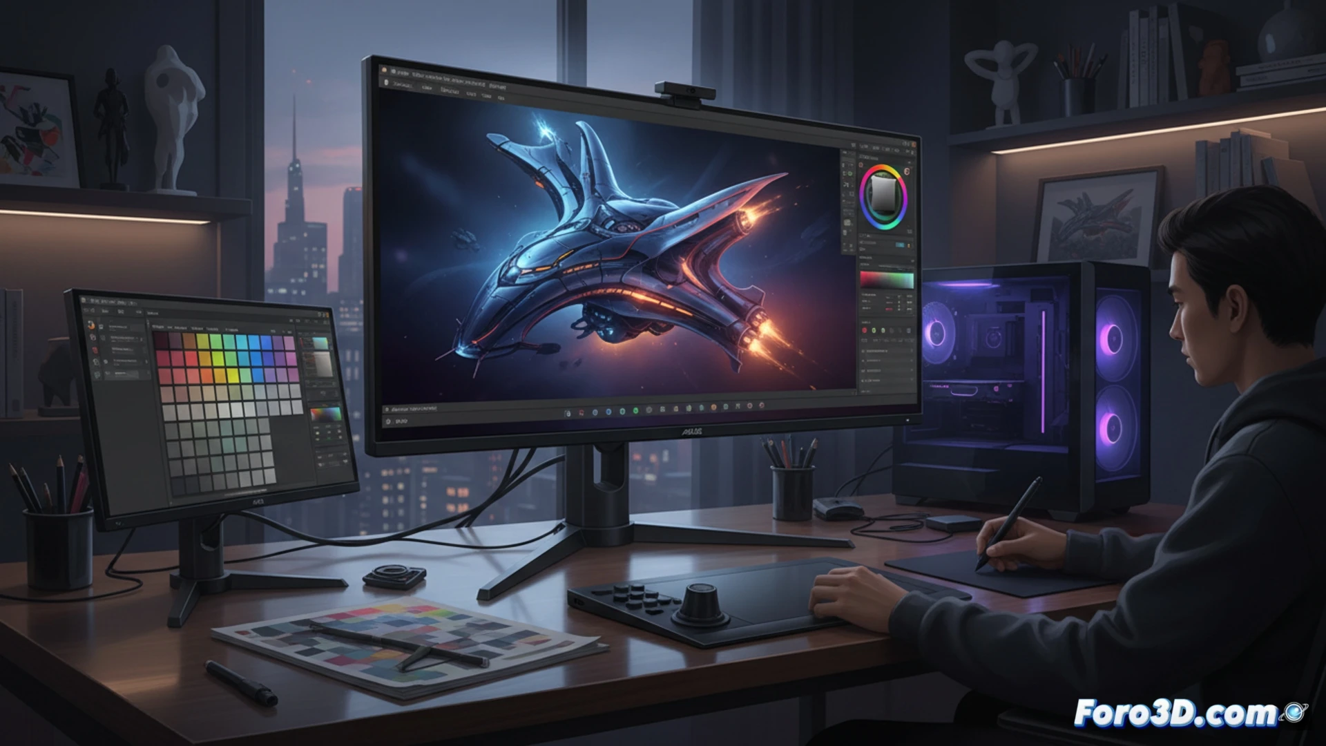 ASUS ProArt PA32UCXR monitor Mini-LED 4K 32 pulgadas para artistas 3D y coloristas
