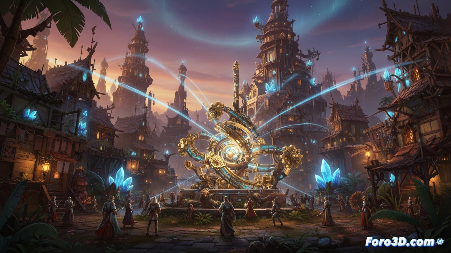 Azoth Engine iluminacion global PBR New World Aeternum desarrollo videojuegos MMO