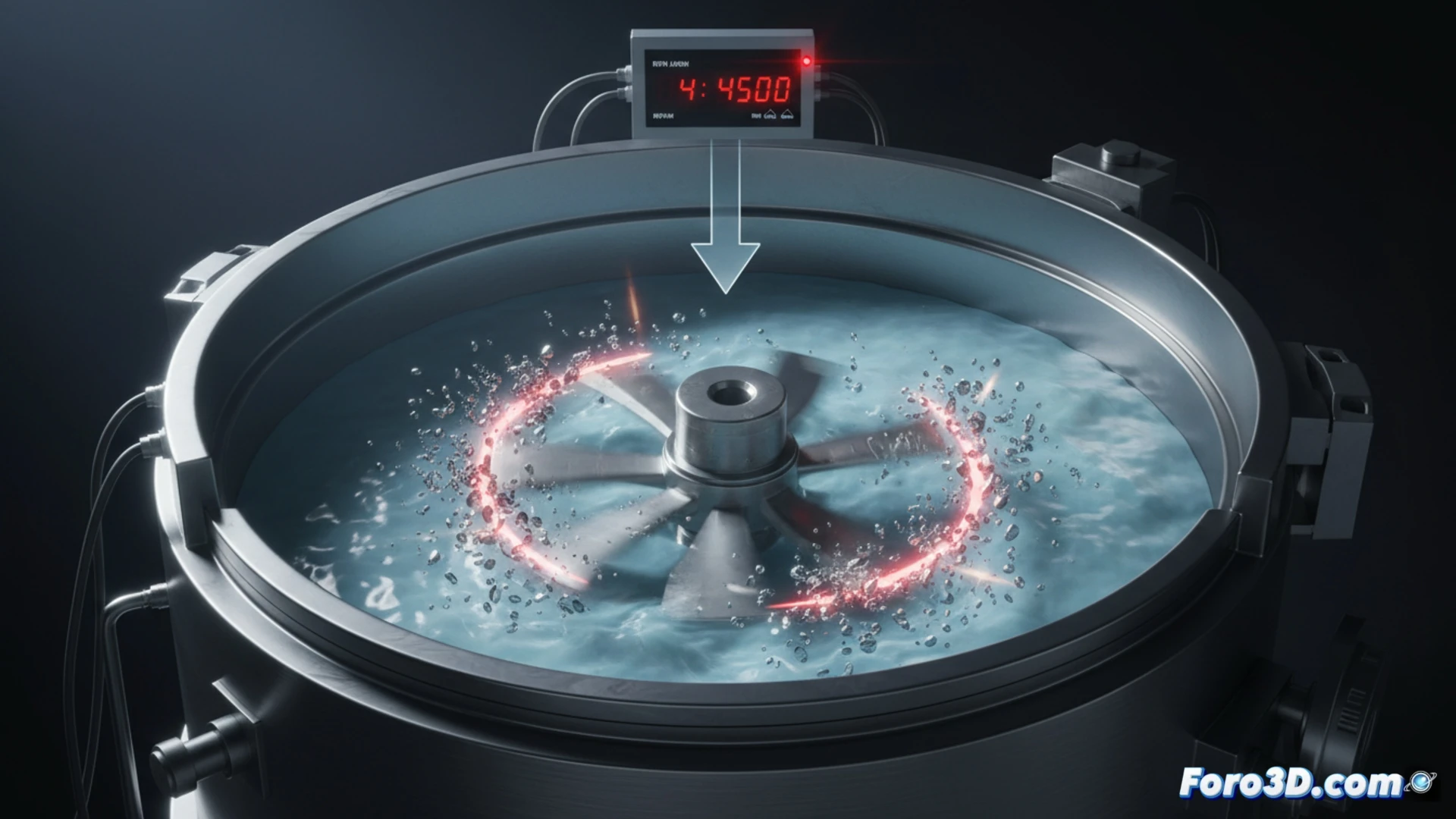 Simulación CFD muestra cavitación en impulsor de biorreactor con picaduras microscópicas por fatiga de materiales