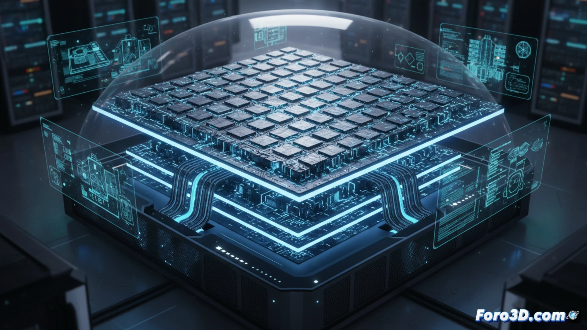 Cerebras CS-3 con oblea WSE-3 de 4 billones de transistores para supercomputación 3D