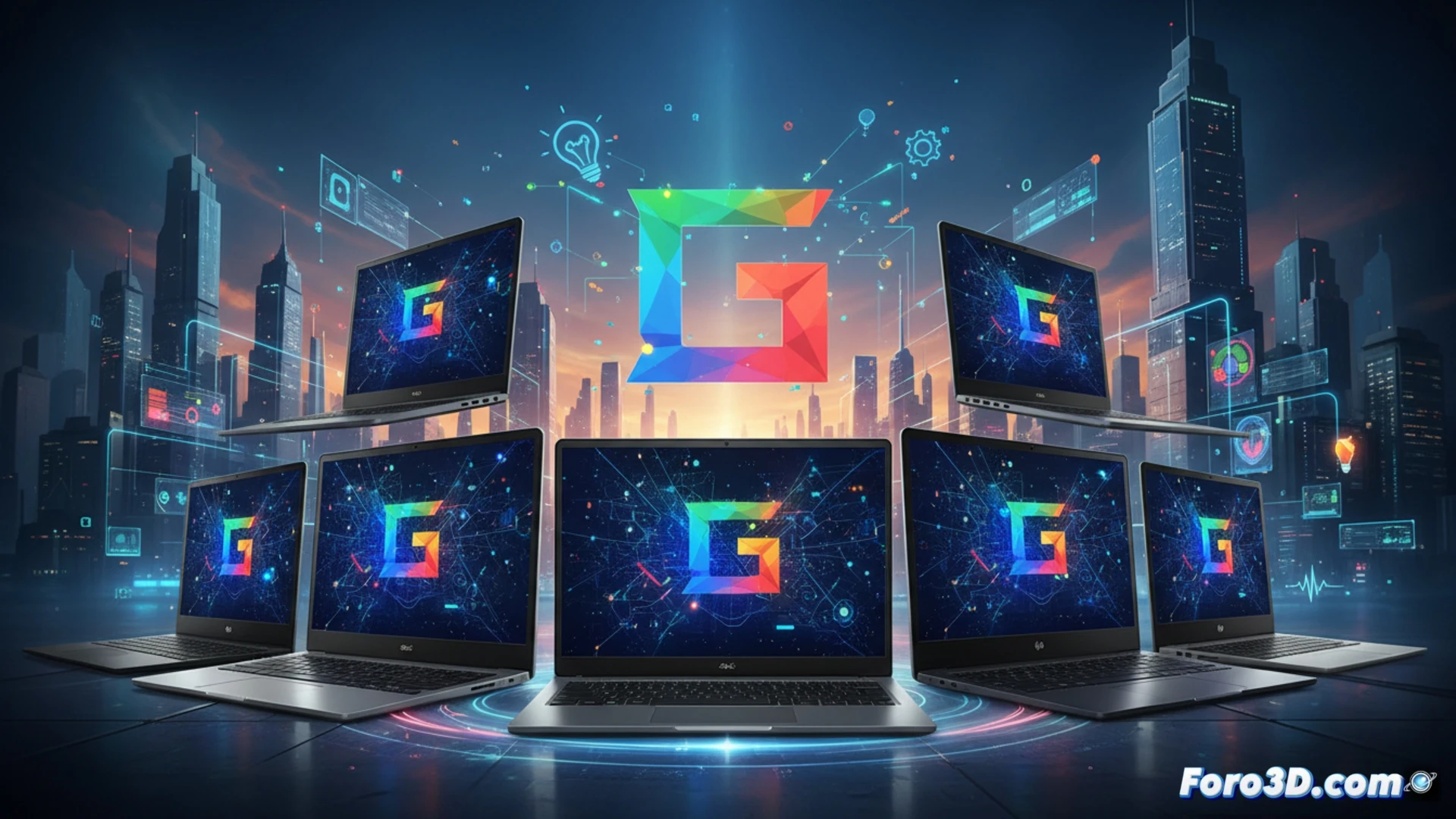 Chromebook con IA Gemini integrada en otoño, ofreciendo asistencia contextual fluida sin apps separadas.