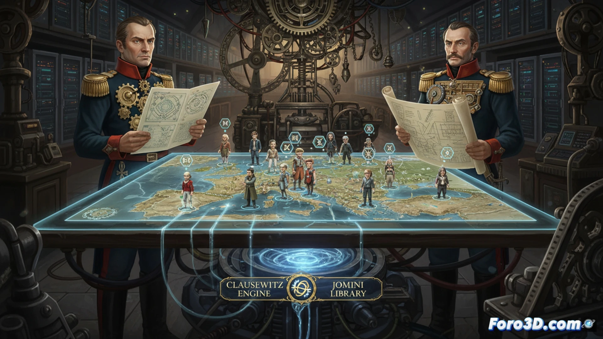 Clausewitz Engine y Jomini en Crusader Kings III, miles de personajes 3D únicos simulados en tiempo real