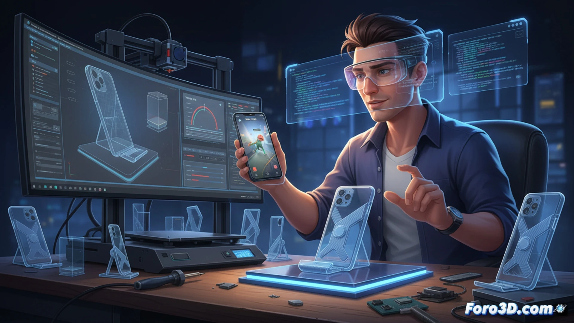 Cómo la impresión 3D optimiza el trabajo del desarrollador móvil