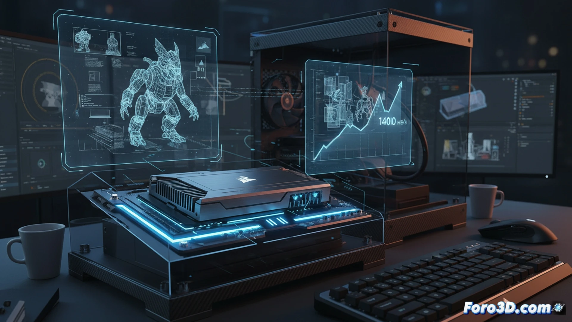 コルセア MP700 PRO SE：3Dレンダリング向け毎秒一万四千メガバイト