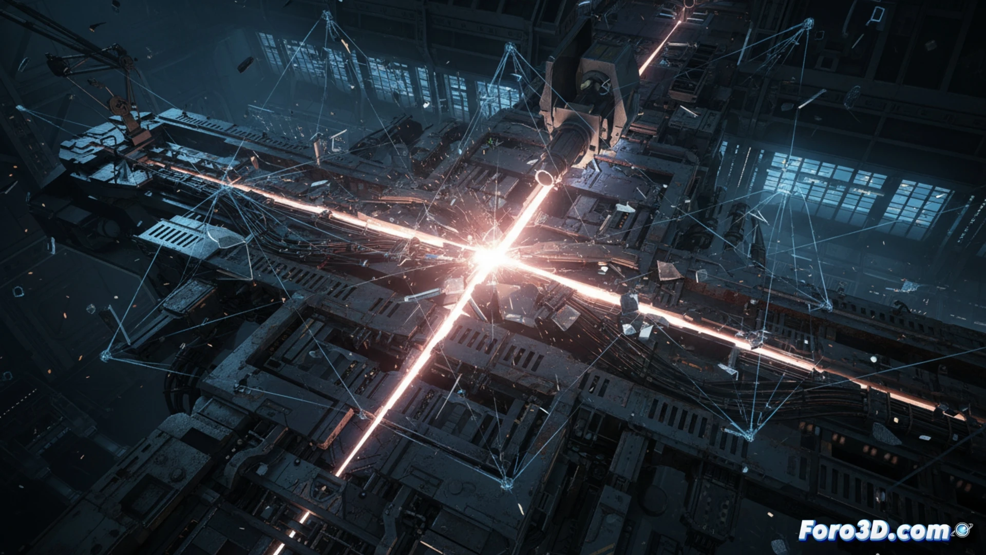 Corte de geometría en tiempo real y luz realista en Hardspace Shipbreaker con Unity