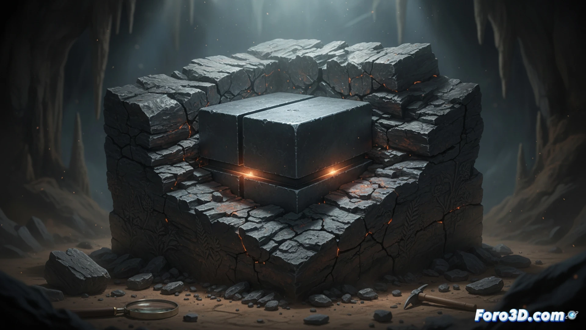 Cubo de Wolfsegg, objeto de hierro forjado encontrado dentro de carbón terciario en 1885, misterio arqueológico