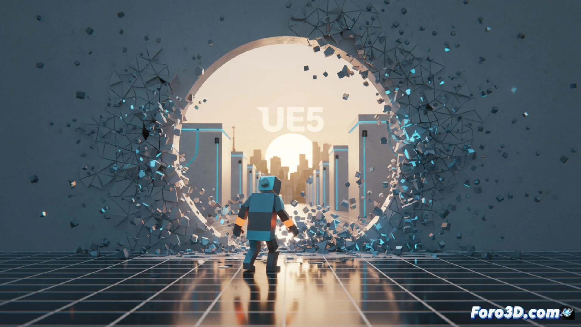 Cuffbust juego indie Unreal Engine 5 destrucción minimalista escape prisión física avanzada