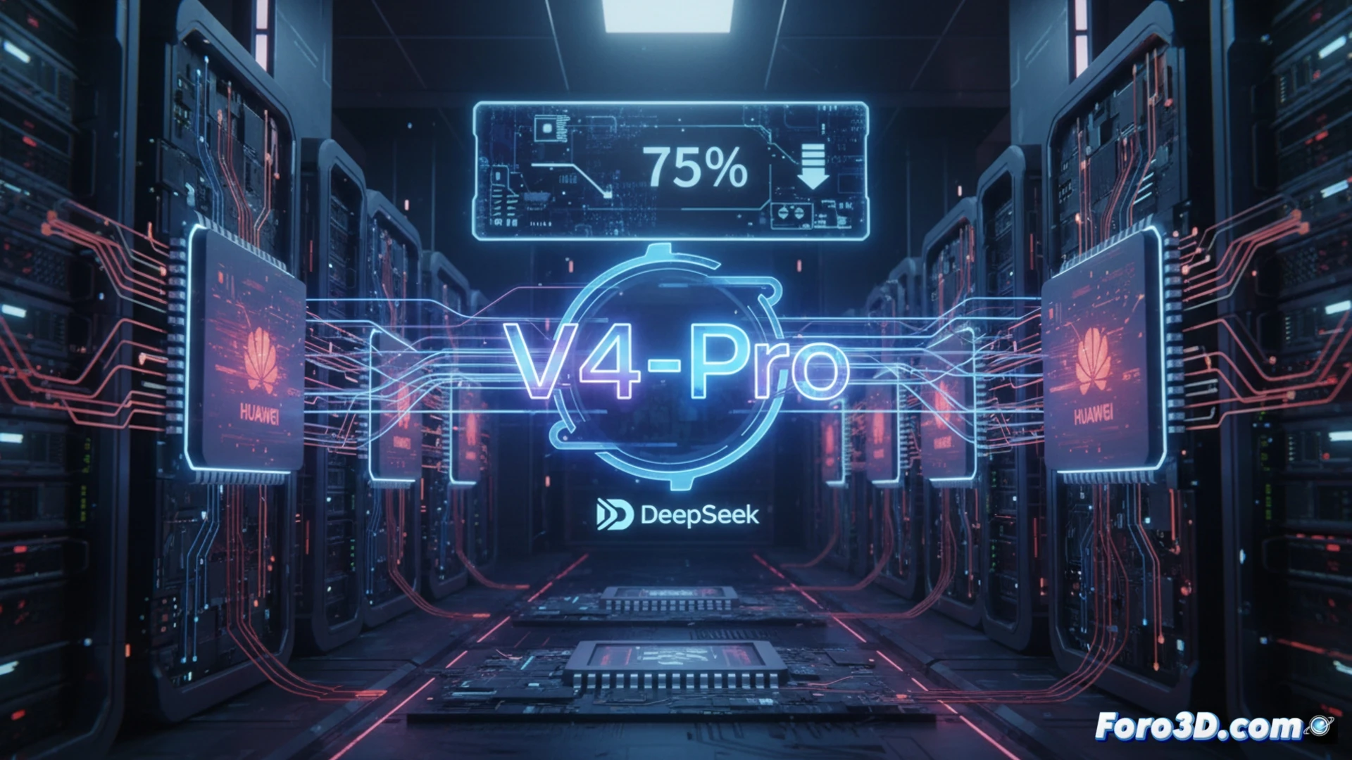 DeepSeek maintient une réduction de soixante-quinze pour cent sur son IA V4-Pro avec puces Huawei