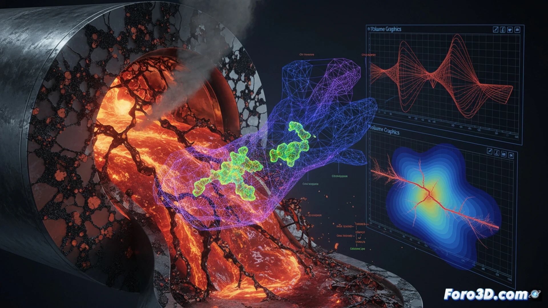 Simulación 3D de corrosión intergranular en vasija de aleación N con análisis de fatiga y fuga de sales