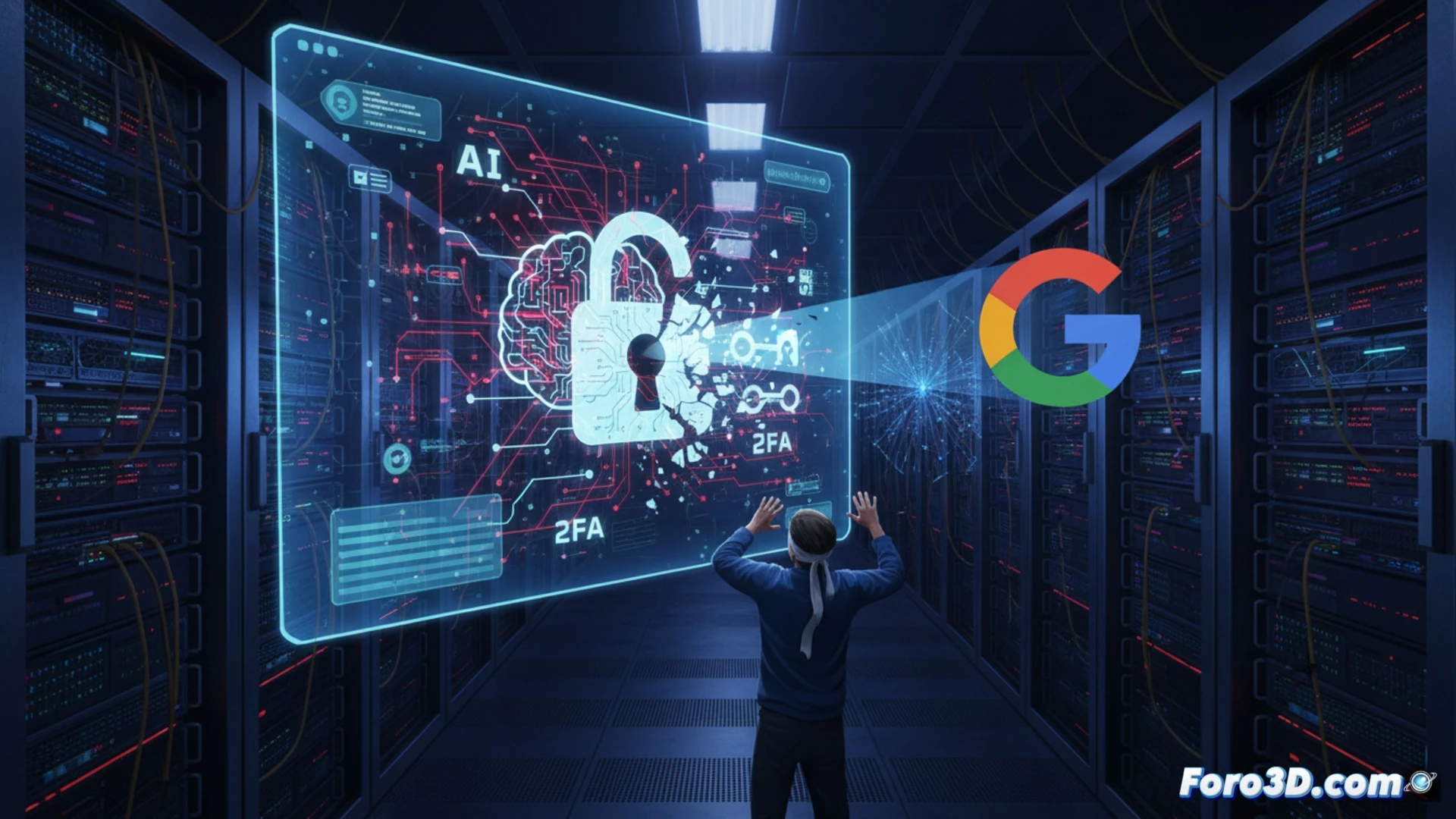 Un exploit de Día Cero vulnera un sistema 2FA, con IA detectada por Google en el ataque lógico.