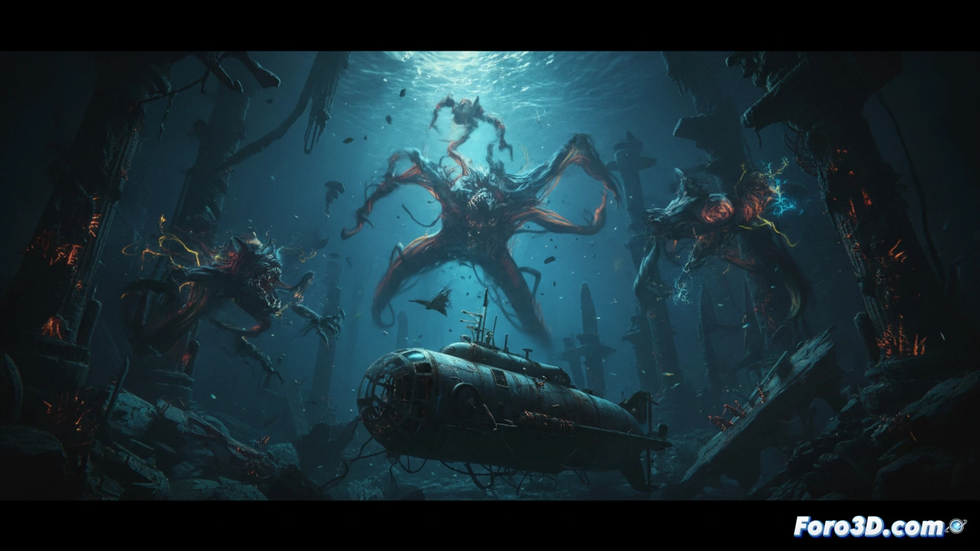 Distorsión submarina y terror psicológico en Unreal Engine 5 con Lumen y física avanzada