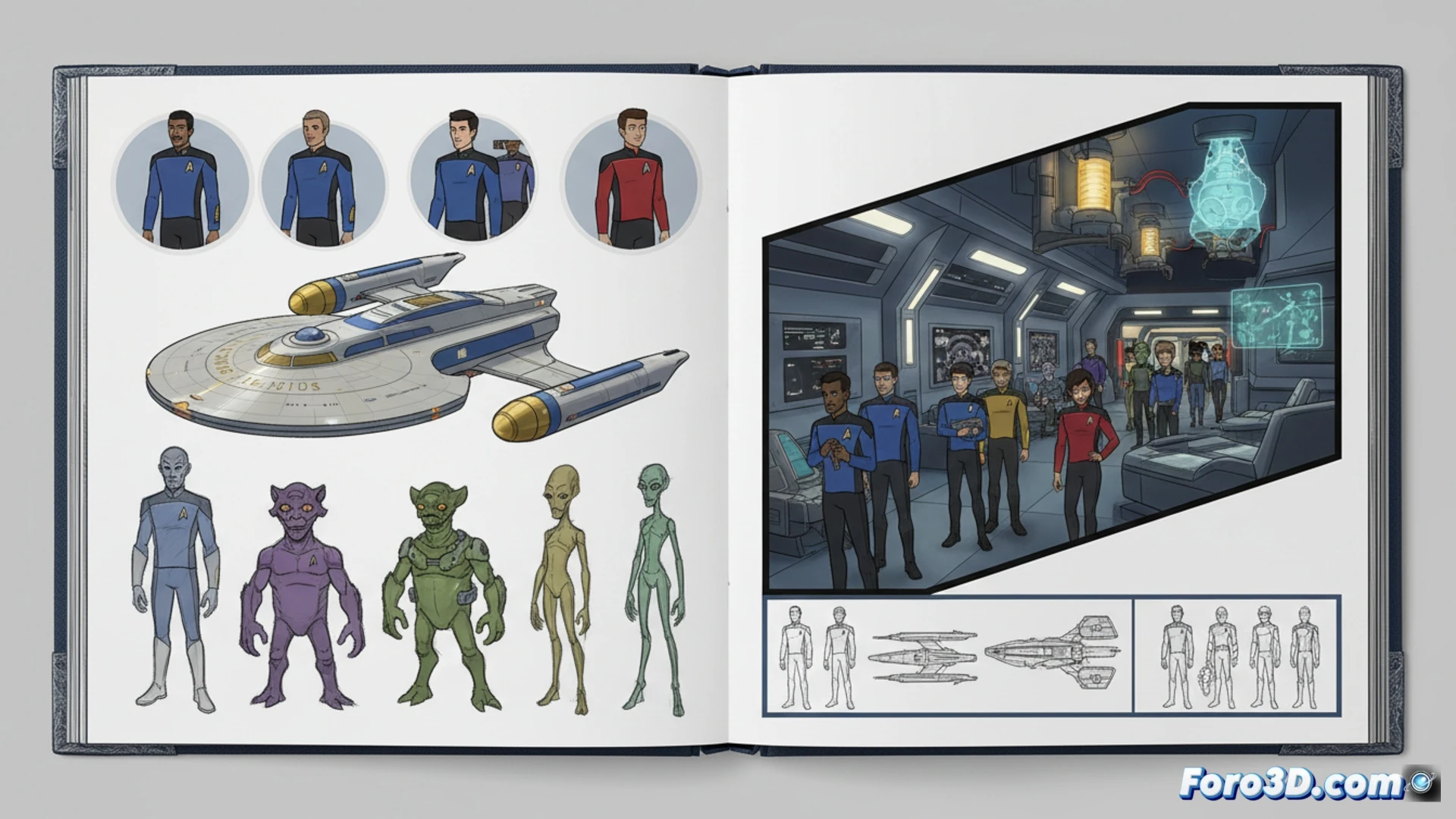 Die Kunst von Star Trek: Lower Decks: eine visuelle Bibel für die Sternenflotte