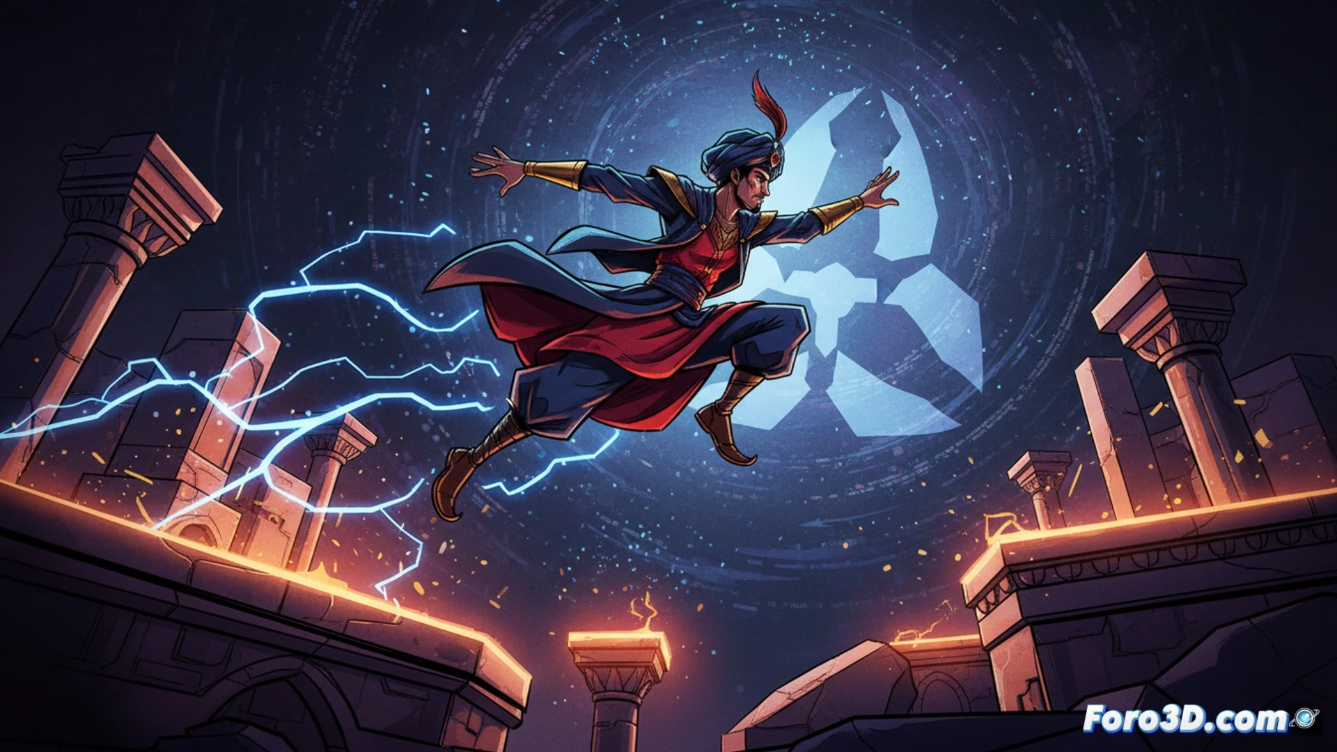 Prince of Persia roguelite estilo cómic franco-belga con animación 2D fluida en entornos 3D simplificados
