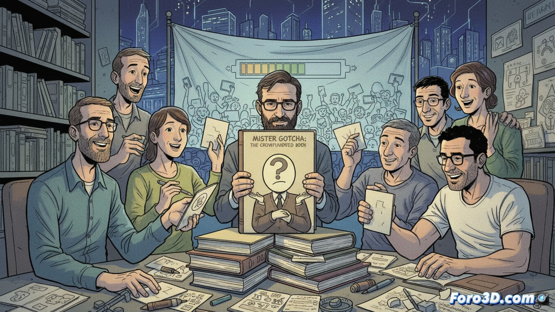 El cómic que burló a internet ahora es un libro financiado por fans