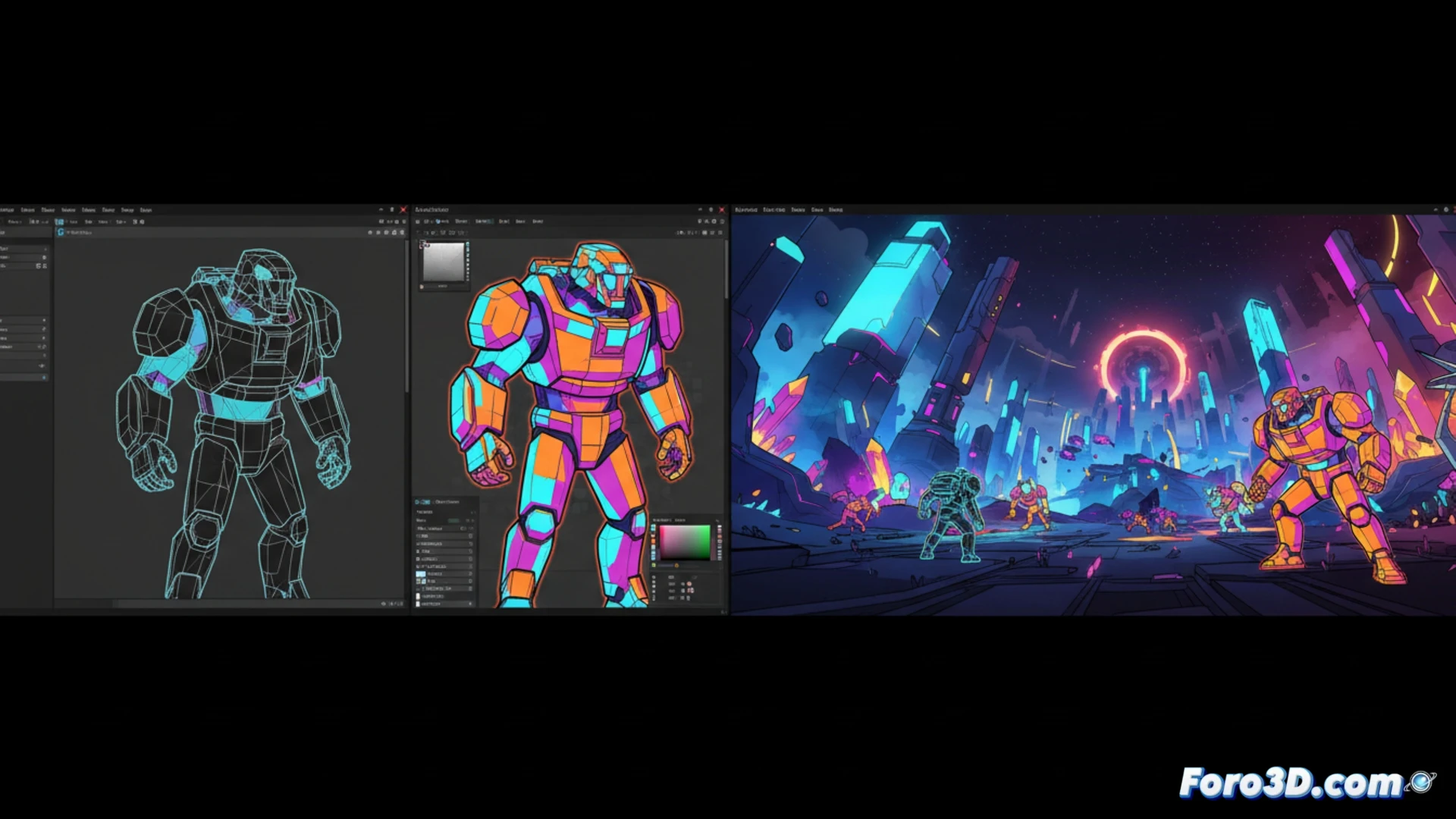 Pipeline artístico Risk of Rain 2 con Maya, Substance Painter y cel-shading neon en Unity