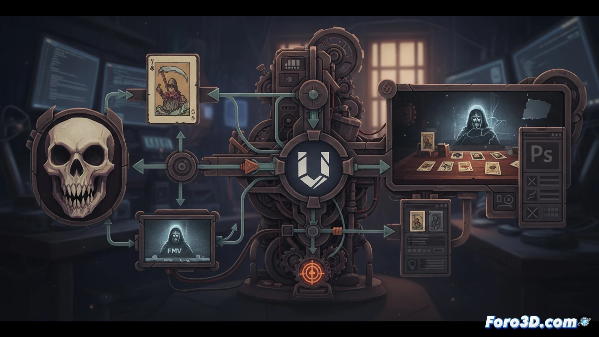 [Pipeline hibrido de Inscryption con Unity Blender Aseprite y Photoshop para indies]