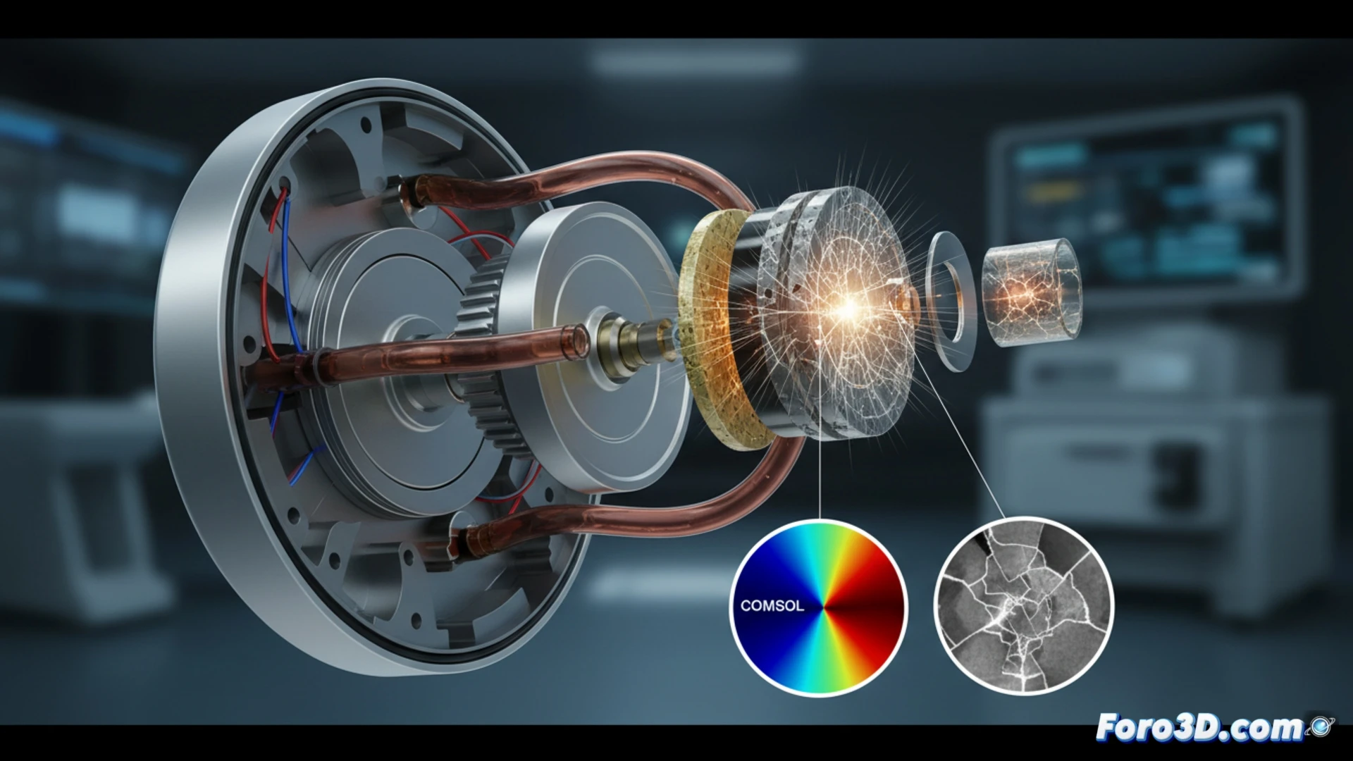 Microbomba piezoeléctrica con análisis de fatiga en material cerámico, simulación COMSOL y micro-CT forense