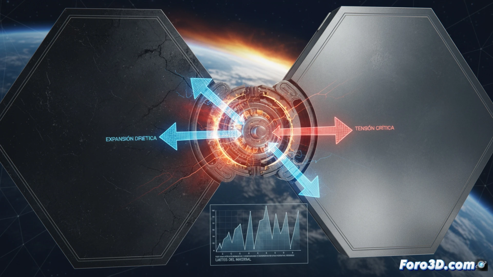Simulación de fatiga térmica en juntas de escudo desplegable con Adams e Inventor para reentrada atmosférica