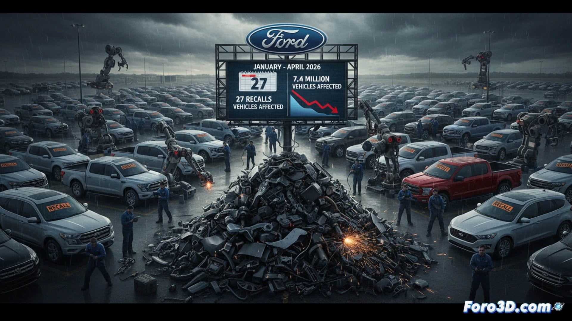 Ford breaks records: twenty-seven recall campaigns in just four months
