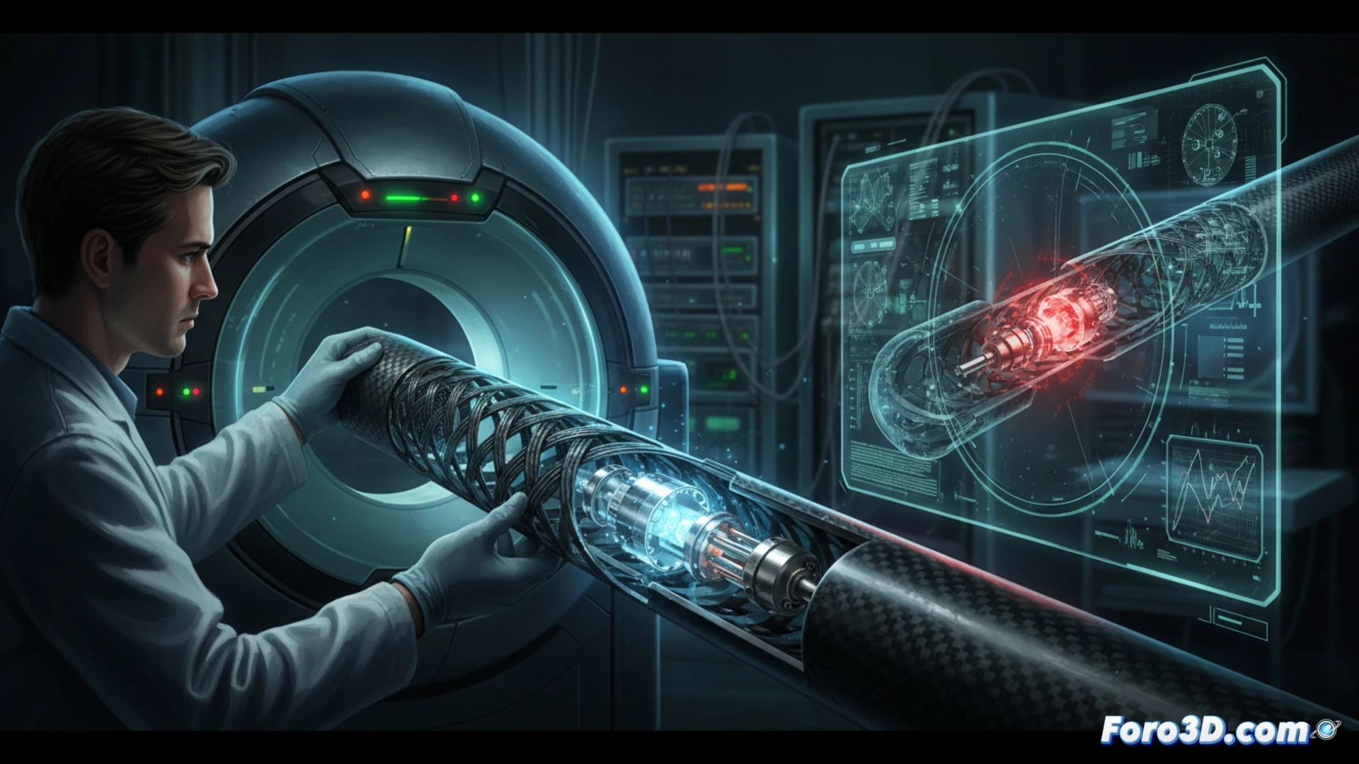 Micro-CT scanning carbon fiber bike frame revealing hidden motor in forensic analysis for cycling doping detection