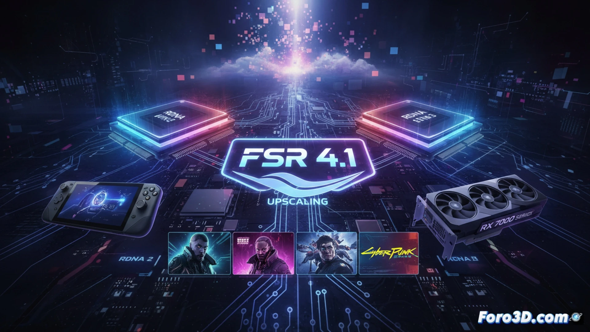 FSR 4.1 expandido a RDNA 2 y RDNA 3 en tarjetas Radeon RX y Steam Deck
