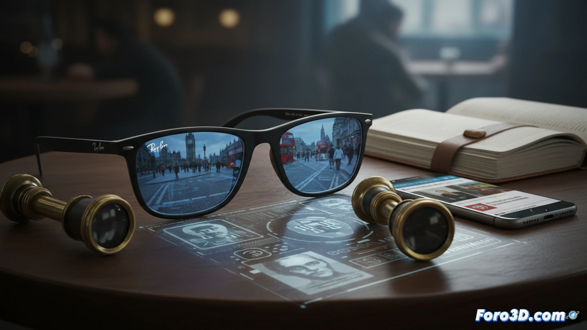 Hombre con gafas Ray-Ban Meta grabando a mujer en calle, debate sobre privacidad pública con IA