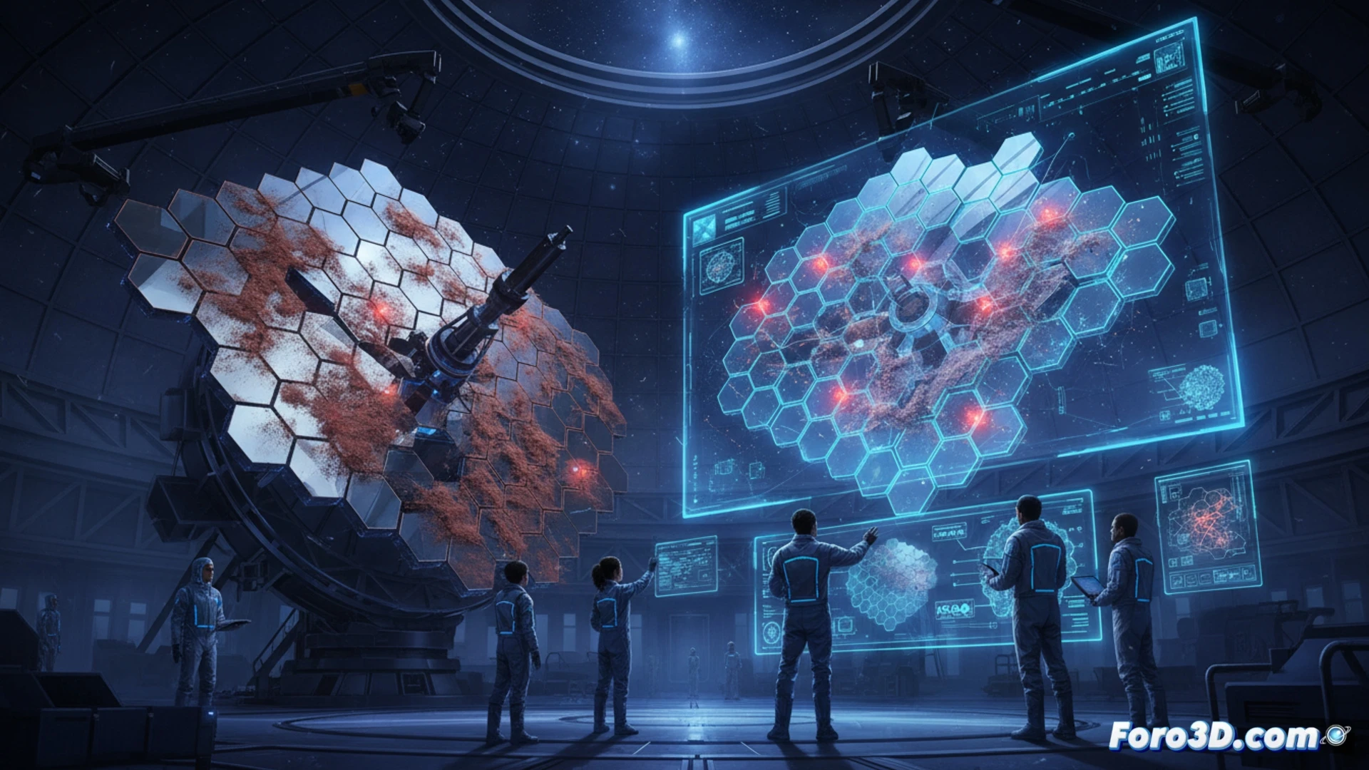 Gemelo digital revela polvo volcánico en espejos del telescopio extremo, actuadores piezoeléctricos contaminados