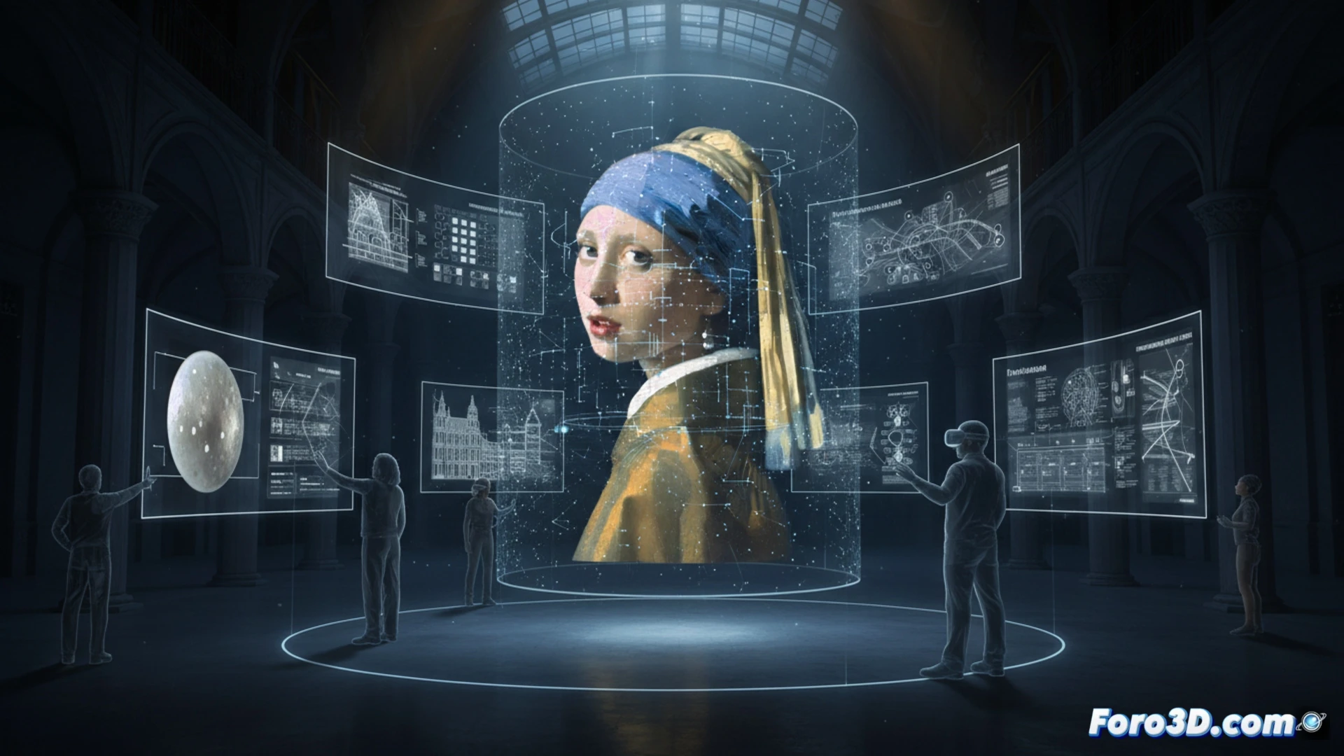 Gemelos digitales de obras maestras del Mauritshuis en exposición Thyssen-Madrid con realidad aumentada y divulgación 3D