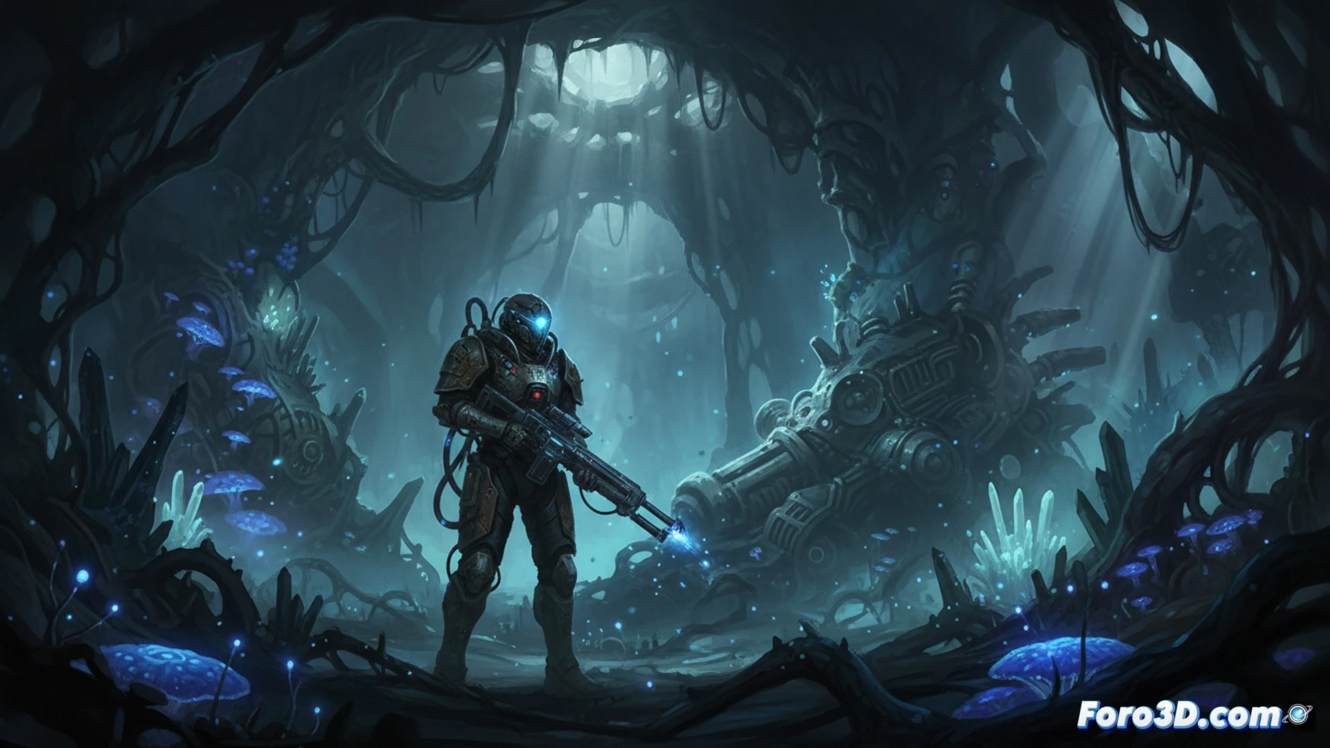 Iluminación atmosférica y shaders orgánicos en Ghost Song, Metroidvania indie desarrollado en Unity