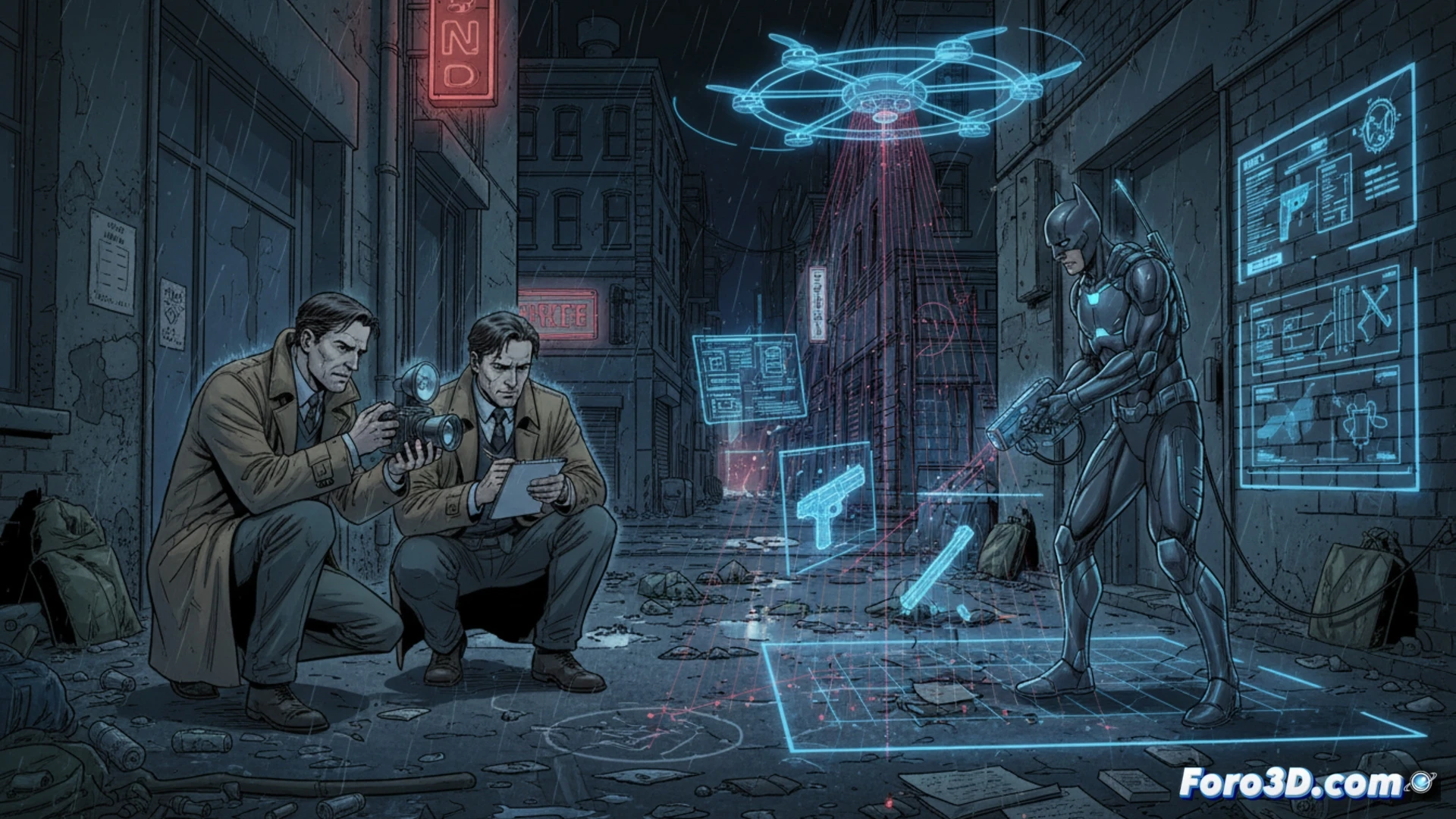 Gotham Central et la révolution 3D sur la scène du crime
