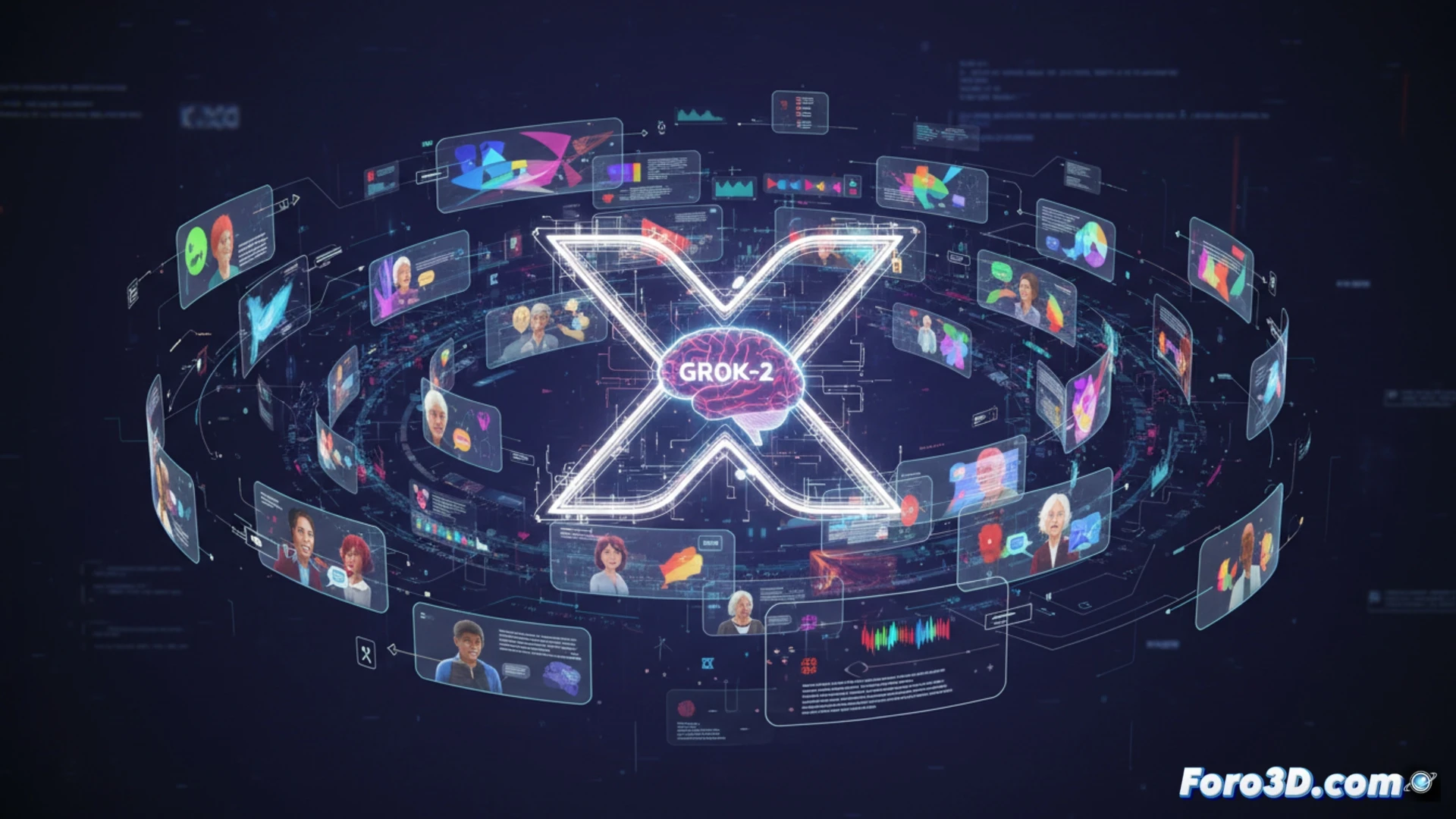 Usuario de X generando imágenes con Grok-2 en tiempo real durante una conversación digital