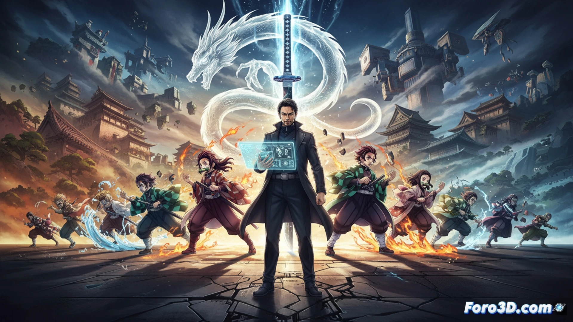 Haruo Sotozaki en Ufotable, fusionando animación 2D y efectos 3D para crear un espectáculo visual cinematográfico.
