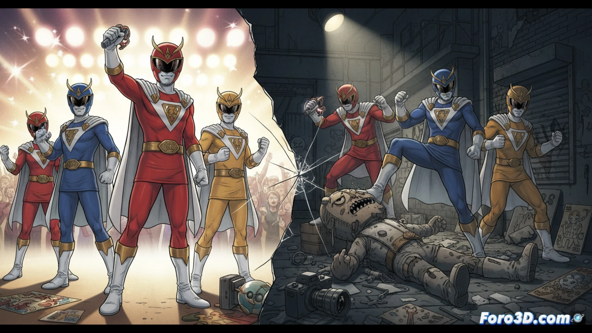 Papphelden: Die verborgene Brutalität von Go! Go! Loser Ranger! im Vergleich zu MHA