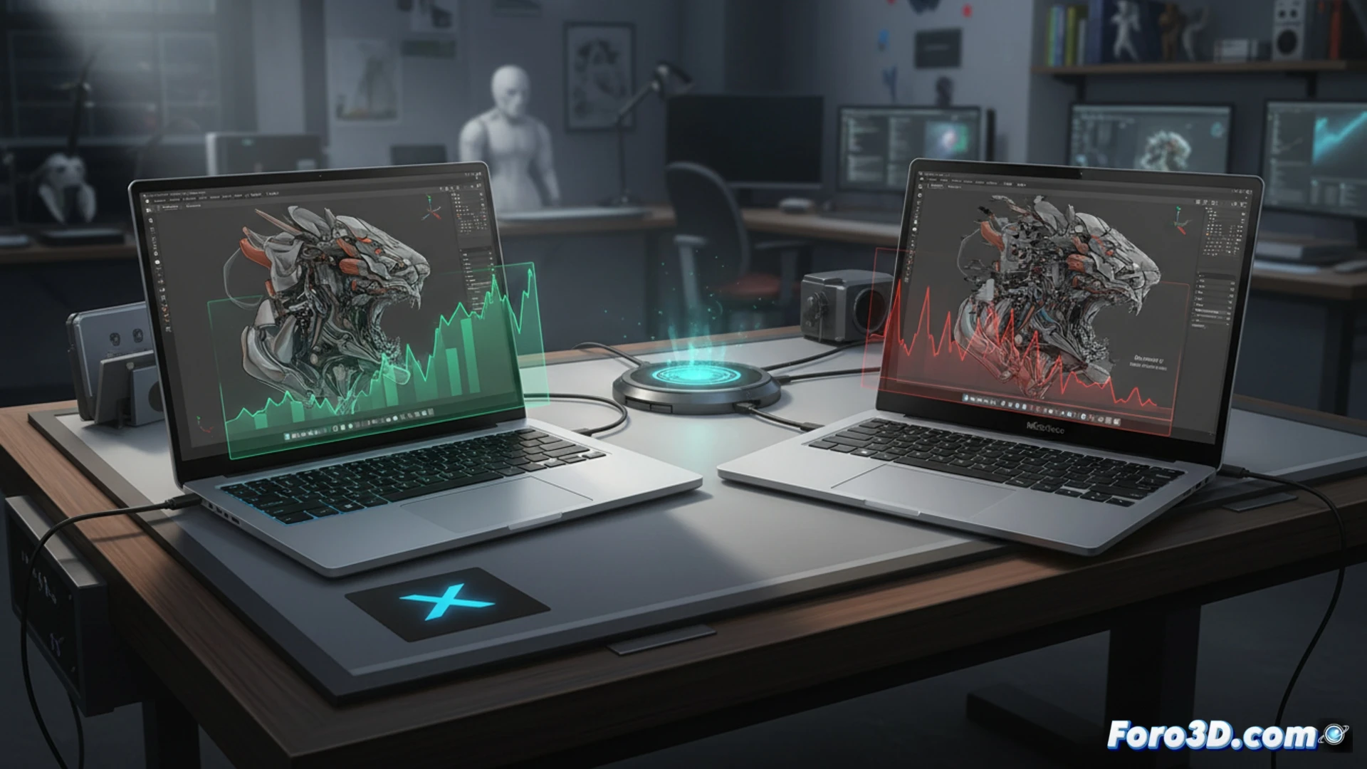 Honor X14 y MacBook Neo portátiles para modelado y renderizado 3D comparativa