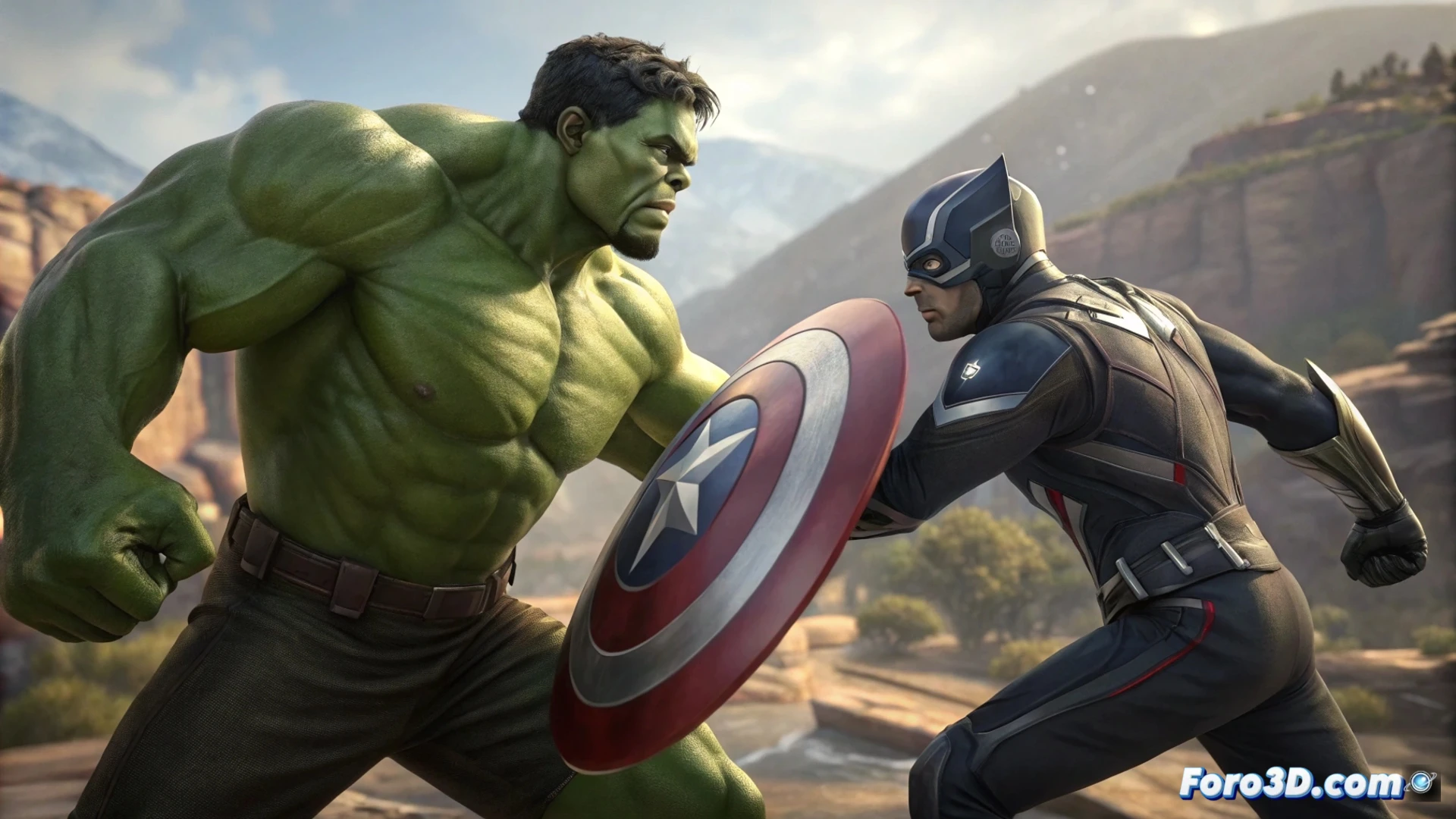 Hulk y Pantera Negra avanzan en Wakanda, listos para el combate 4vs4 junto a Iron Man y Capitán América en Marvel Tokon.