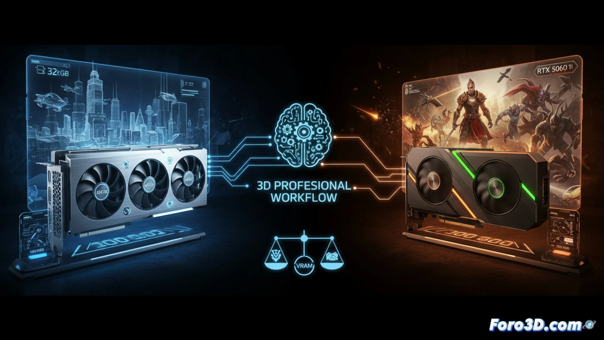Intel Arc Pro B70 GPU profesional con 32GB VRAM para modelado 3D y renderizado