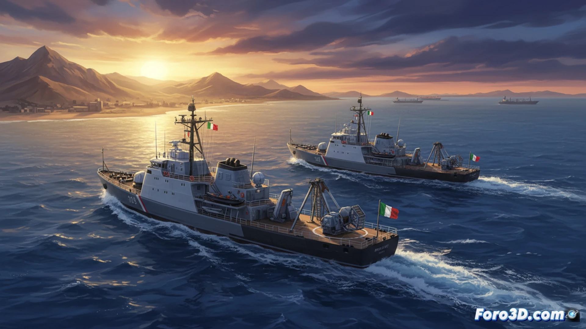 Dos dragaminas italianos zarpan de Sicilia rumbo a Yibuti, reflejando tensión en el estrecho de Ormuz.