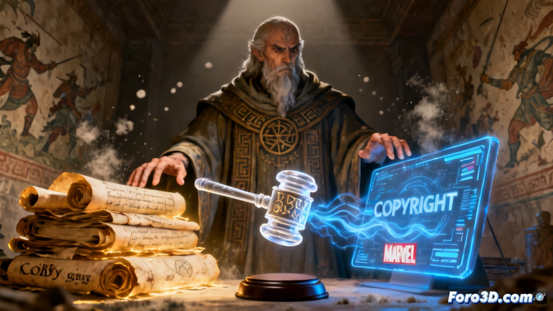 Kaluu personaje místico Marvel de Strange Tales arte conceptual oscuro